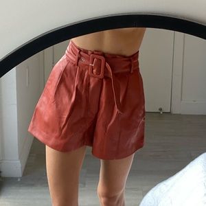 Zara Pleather Short